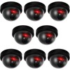 Kanayu 8 Pack Dummy Fake Camera CCTV Dome Fake Security