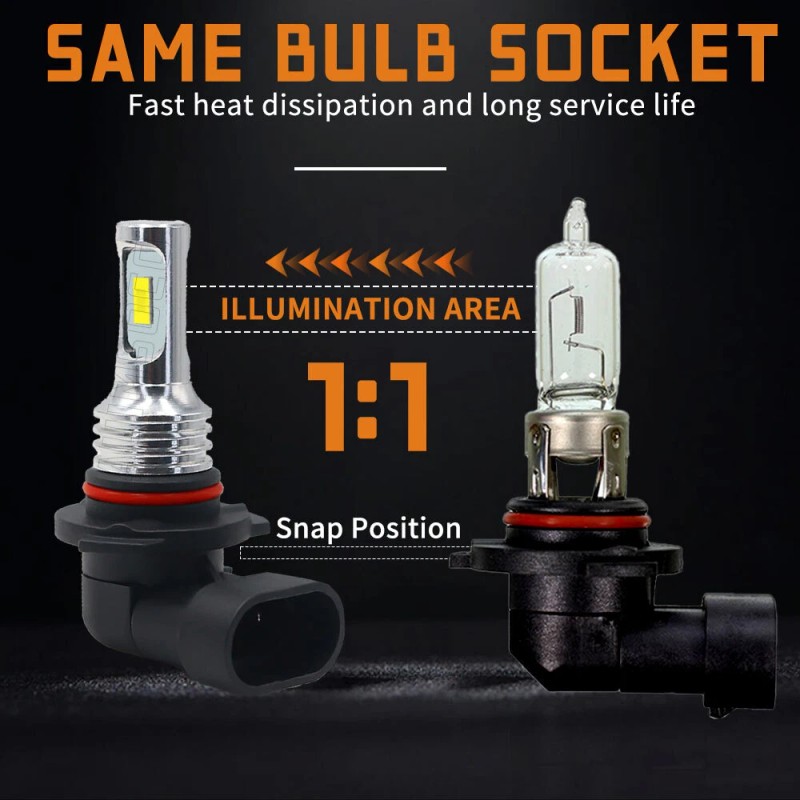 AUIMSOCO 9006 HB4 led Headlight Super Bright Bulbs Kit Low