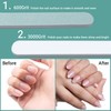 Professional Nail Buffer 600/3000 Grit Nail Files, Fingernail Smoother and