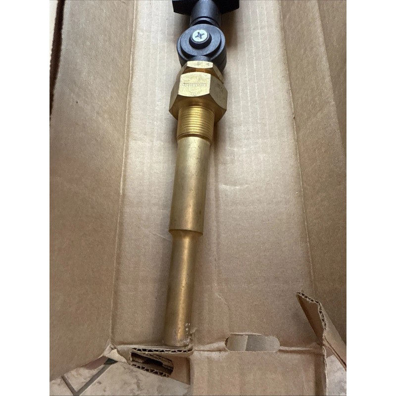 Weiss 9VU6-120F Industrial Glass Vari-Angle Thermometer 6" Stem 0°F to