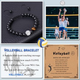 ABISIN Baseball Basketball Football Soccer Volleyball Gift (Volleyball)