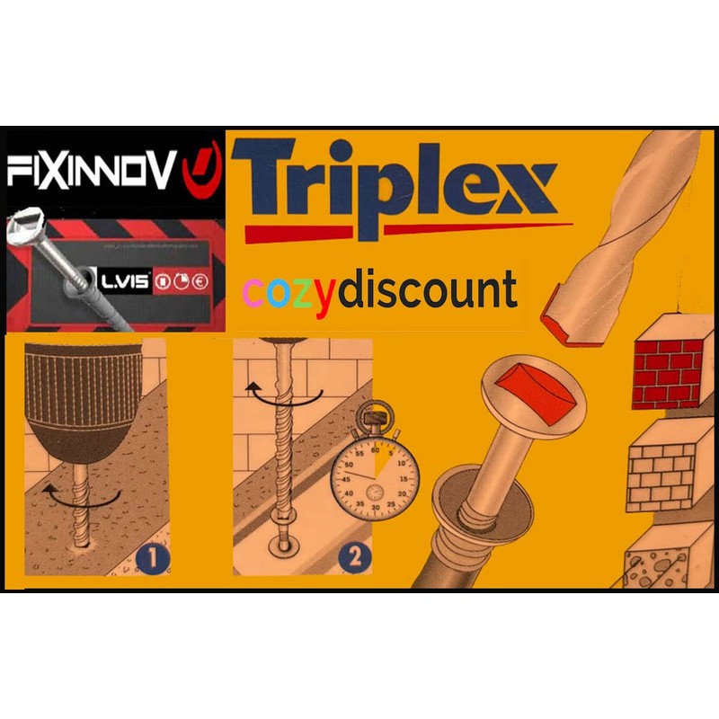 Triplex Impact Dowels - Extremely Quick Installation with Just the