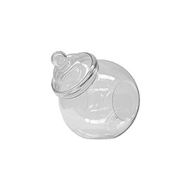 3200ml Spherical Victorian Style Food Grade Plastic Sweet Jars - Wedding, Party (1 Jar)