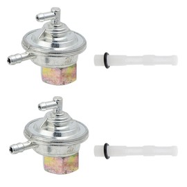 Mokuo 2Pcs Fuel Pump Valve Petcock Low-Tension Switch for GY6 50CC 150CC,Double-Pass Style