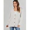 Caracilia Women's Oversized Cardigan Sweaters Long Sleeve Button Down Open