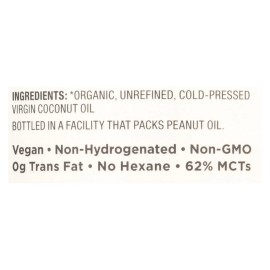 UD_Nutiva Case of 6 Organic 14 oz Virgin Coconut Oil Superfood Unrefined Coconut Oil-14 oz Bottle
