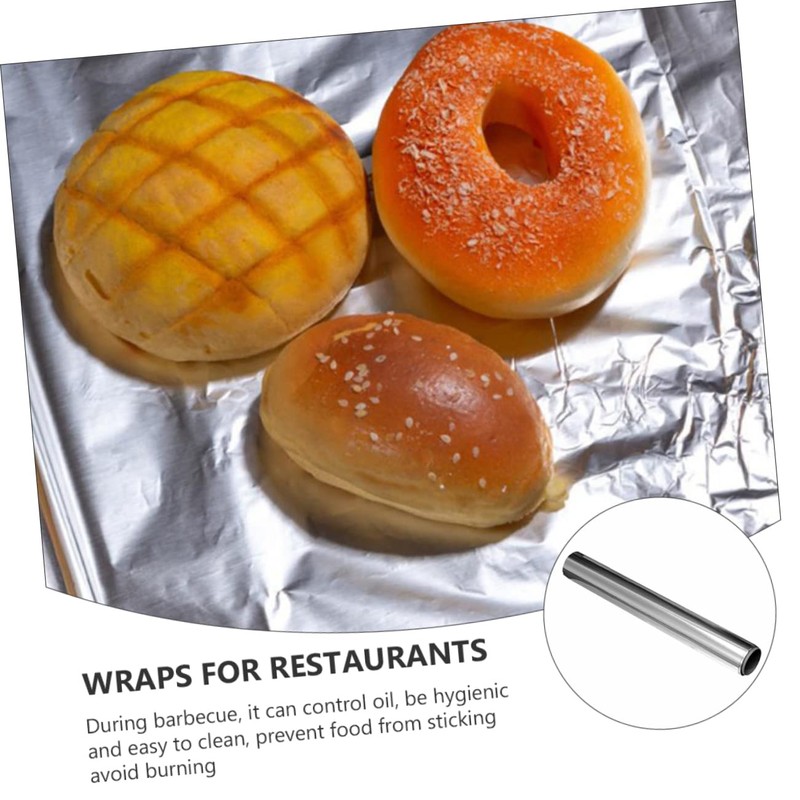 Ipetboom 4 Rolls Tinfoil Wrap High Temperature Resistant Aluminum Foil