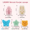 Juego De Esponjas Konjac Para Baño De Bebé LMSMW -