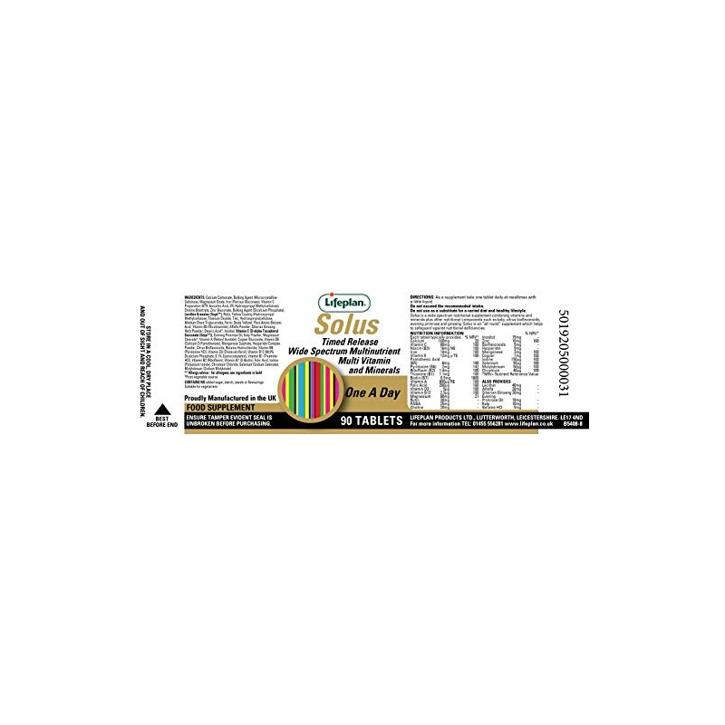 Lifeplan Solus 90 Tablets