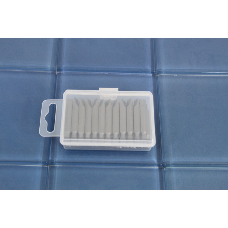 TEMO 50 pc 1/4 Inch Flat Impact Ready 1 Inch