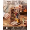 Rolife Silent Corner Study Book Nook Kit 3D Wooden Puzzle