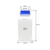 Octopus 3x 2500 ml wide mouth bottles with screw top,