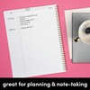 PAPERAGE Undated Daily Planner Notebook (Yellow), 8.5 in x 11