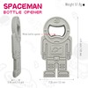 RADIXIUM Astronaut Bottle Opener - Space-Themed Metal and Silicone Tool,