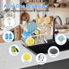 Sponge Holder for Kitchen Sink 304 Stainless Steel Self-Draining Sink