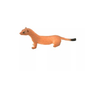 MOJO TOYS Stoat, Short Tail Weasel, Plastic Replica  3.5"W x 1.5"T  M141-B627