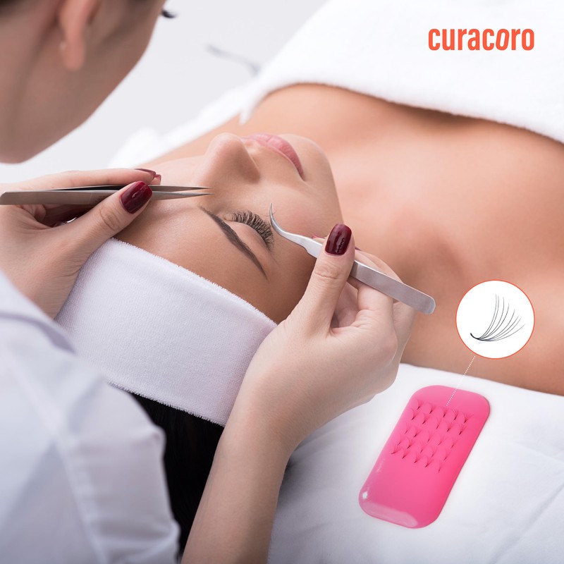 Curacoro Silicone Lash Pads for Eyelash Extension (Pack of 1)