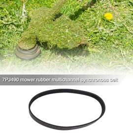 7PJ490mm Lawn Mower Drive 16mm Width Rubber Synchronous Closed Loop Timing Belt Compatible With QUALCAST Rotary Mowers