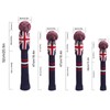 Golf Head Covers Knitted Pom Pom 460cc Golf Driver Fairway