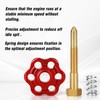 NIBBI Carburetor Idle Screw,Carb Rebuild Kit,Idle Speed Accessories Replacement for