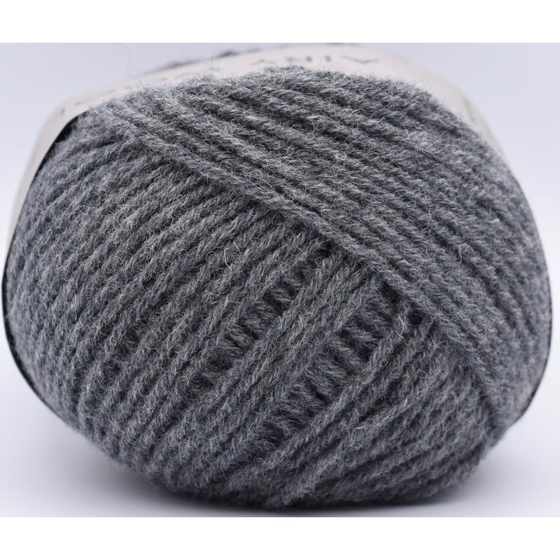 DARUMA 6500 Hand-Knitting Wool Yarn, Airy Wool Alpaca, Medium Weight