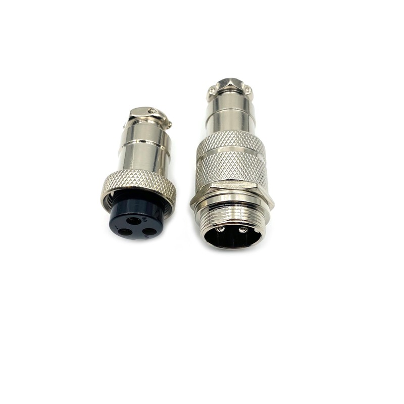 GX20 Aviation Connector 3 Pin, GX20 Docking Style Circular Adapter