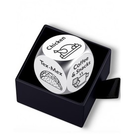 WIXDROD Date Night Food Decision Dice,Anniversary Valentines Dating Food Choice Dice Couples Ideas for Men Boyfriend Her Him Girlfriend Husband Wife Small Gifts