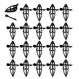 cyclingcolors Pack of 20 Chicken Glasses Peepers Glasses Anti Picking 13 x 40 mm Chicken Pheasant Poultry Blinders Plastic Small