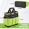 WORKPRO 8 Pockets Garden Tool Bag Waterproof Plastic Base for