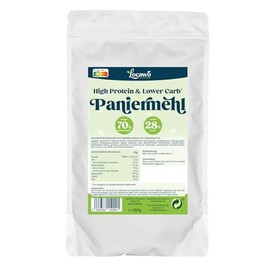 Locawo High Protein & Low Carb Breadcrumbs, Full Wheat Flavour, Vegan, Ideal for a Protein-rich, Calorie and Sugar Reduced Diet