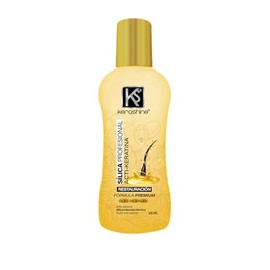 KeraShine Silica Premium Argán, Tratamiento Capilar con Protección Térmica y Nutrición para Cabello, 100 ml