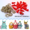 TOAOB Safety Eyes for Crochet Animals, Pack of 50, Plastic