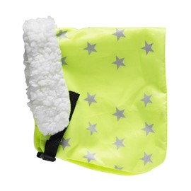 Panduro Hobby Horse Outfit Set - Yellow Reflective Blanket with Collar for Hobbyhorses - Yellow 40 x 20 cm