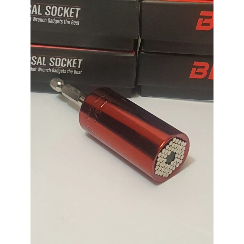 N-O 2pack Universal Socket Grip 7-19mm Multi-Function Ratchet Wrench Power