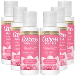 Caress Body Wash Daily Silk 3oz 6 pk