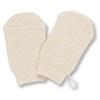 Cocoon Fit Body Wash Mittens (Set of 2) Off White