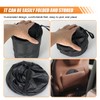 DUSCOKE Car Trash Can, Portable Collapsible Hanging Garbage Bin with