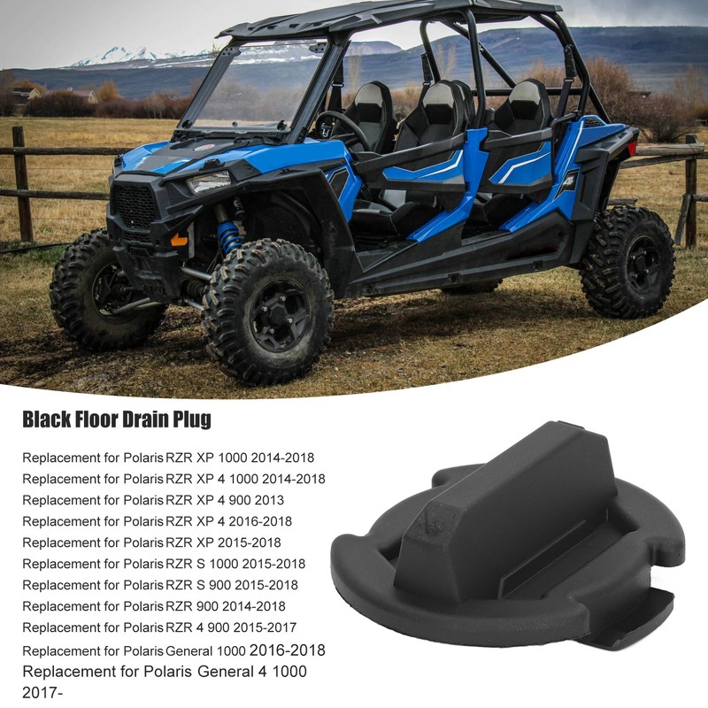 4PCs Black Floor Drain Plug Twist Good Sealing Replacement for