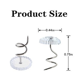 Twist Pins, Cat Scratch pad,Bed Sheet Quilt Sofa Cushion Clip Fixer, Twist Spiral Pins for Slipcovers of Couch Sofa Bed (30Pcs)