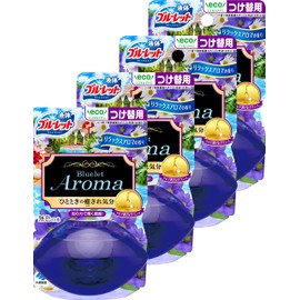 [Bulk Purchase] Liquid Bluelet Aroma Toilet Tank Aroma Cleaner Relax Aroma Scent Refill 2.4 fl oz (70 ml) x 4 Packs