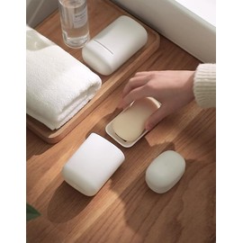 KienKan Soap Case, Soap Case, Travel Soap Box, Portable Leak Proof Strong Sealed Soap Case for Travel, Business Trip, Lightweight, Durable, with Lid, Soap Dish, Soap Storage Bottle, Solid Soap Holder