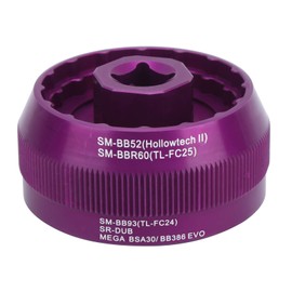 VBESTLIFE Bike Bottom Bracket Cup Tool Bike 5 in 1 Multifunction for BB9000 BBR60 BSA30 FSA386 Bottom Bracket Cup Tool BBT1 (Purple)