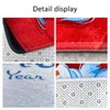 3Pcs Christmas Mat Sets Santa Claus Non Slip Mat Bathroom