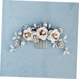 WOONEKY Wedding Hair Comb Bridal Accessory Pearl Hair Comb for Bachelorette Party