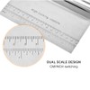 Dual Scale 430 Stainless Steel Dough Scraper for Chopping, Scraping,