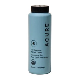 Acure | Shampoo seco en polvo para cabello castaño claro a rubio | Absorbe grasa y remueve suciedad, 48 g