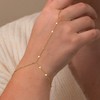 Turandoss Gold Hand Chain Bracelets for Women Trendy Stuff -