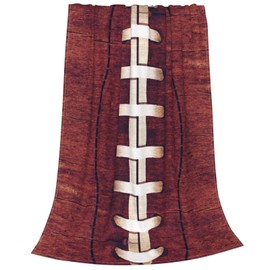 Football Fleece Throw Blanket Soft Flannel Plush Lightweight Warm Cozy Blanket for Men Women Couch Bed Sofa Travel 60"x50"
