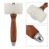 Leather Nylon Mallet, T Shape Wood Leather Carving Mallet Hammer