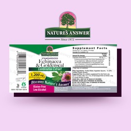 Nature's Answer Echinacea & Goldenseal with Organic Alcohol, 2-Fluid Ounces